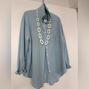 Iris Apfel Rara Avis lucite resin necklace